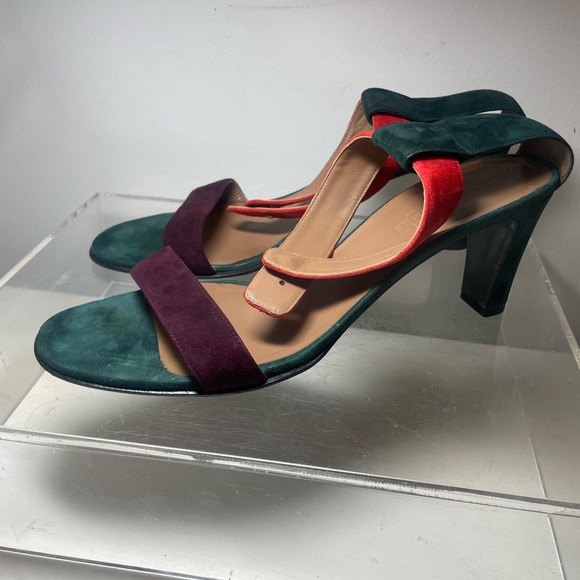 Hermes Suede heels sz 41 ( 9.5 ) made in italy - Picture 3 of 16